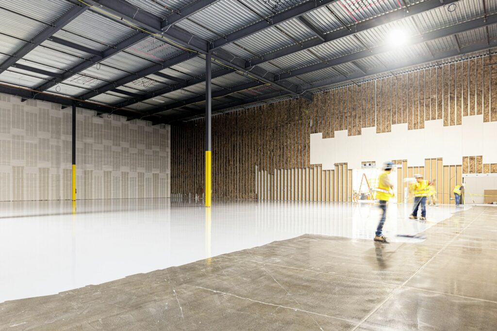 Modern industrial warehouse
